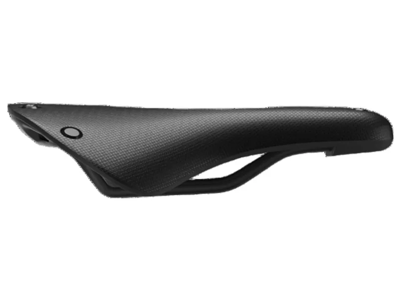 C19 Cambium Carved All-Weather Steel Rail 184mm Saddle in Black-1