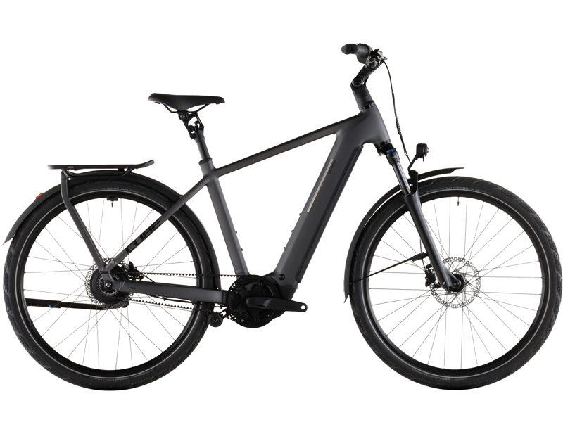 Balfes Bikes Cube Kathmandu Hybrid Comfort Pro 800 Electric Hybrid Bike 2026 in Slabgrey/Black | Free postage over £30, £10 off first order, price match & 0% finance.