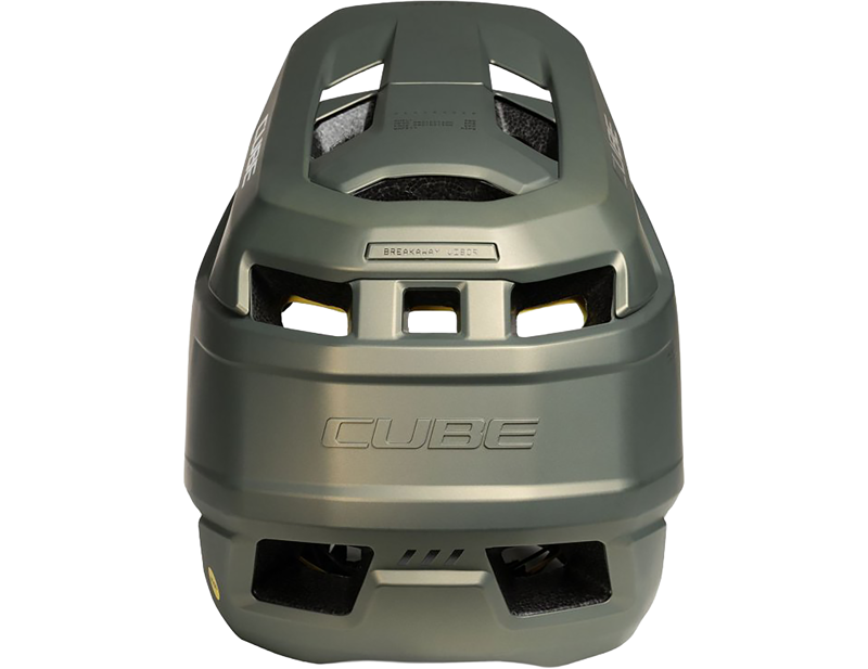 Cube Descender Full Face MIPS Helmet in Reed Green-3