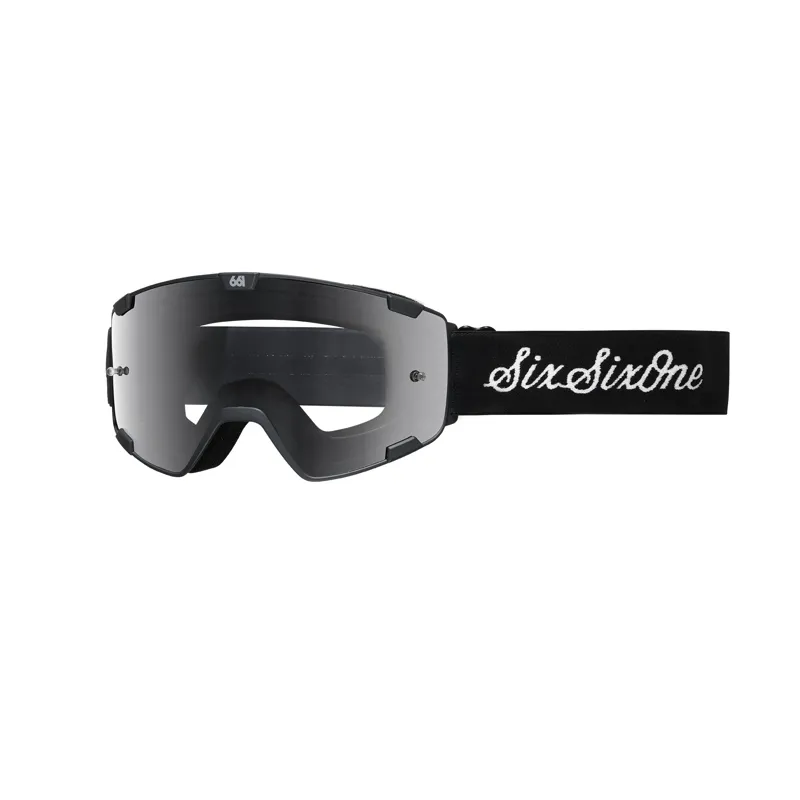 SixSixOne Radia Large Goggles in Script Black