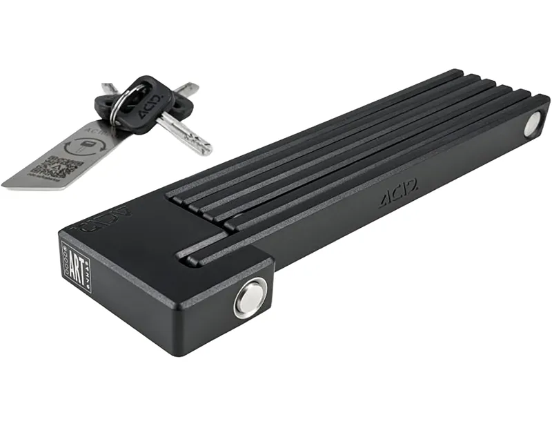 Balfes Bikes Acid Folding Lock Rigid 100 Pure Art1 in black | Free postage over £30, £10 off first order, price match & 0% finance.