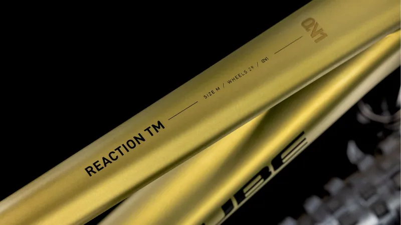 Cube Reaction TM One Hardtail Mountain Bike 2025 in Goldenlime/Black-2