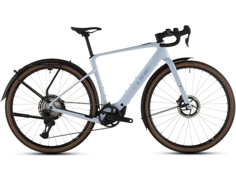 Cube Nuroad Hybrid c:62 Slx 400x Fe Electric Gravel Bike 2026 in Iceblue/Prism