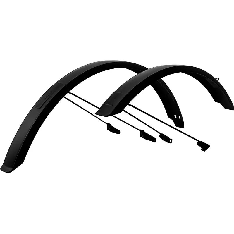 Balfes Bikes Acid Mudguard Set 60 26 Inch in Black | Free postage over £30, £10 off first order, price match & 0% finance.