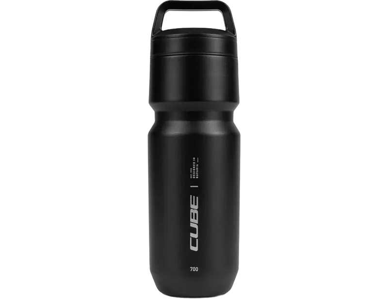 Balfes Bikes Cube arc 700 Stainless Steel Bottle in Black | Free postage over £30, £10 off first order, price match & 0% finance.