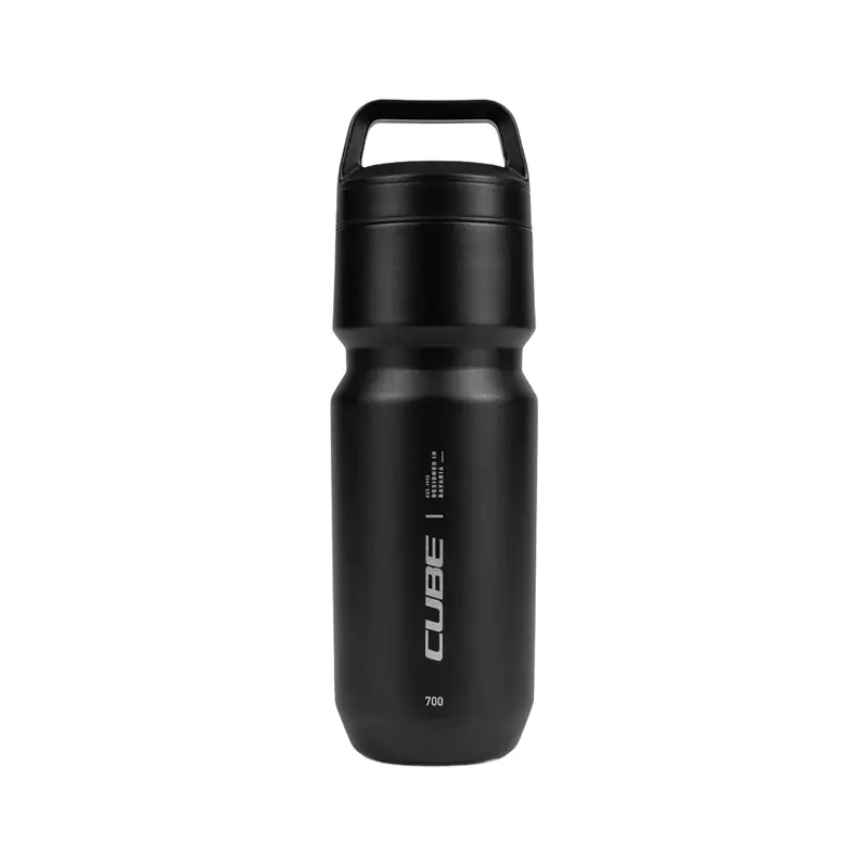Balfes Bikes Cube arc 700 Stainless Steel Bottle in Black | Free postage over £30, £10 off first order, price match & 0% finance.