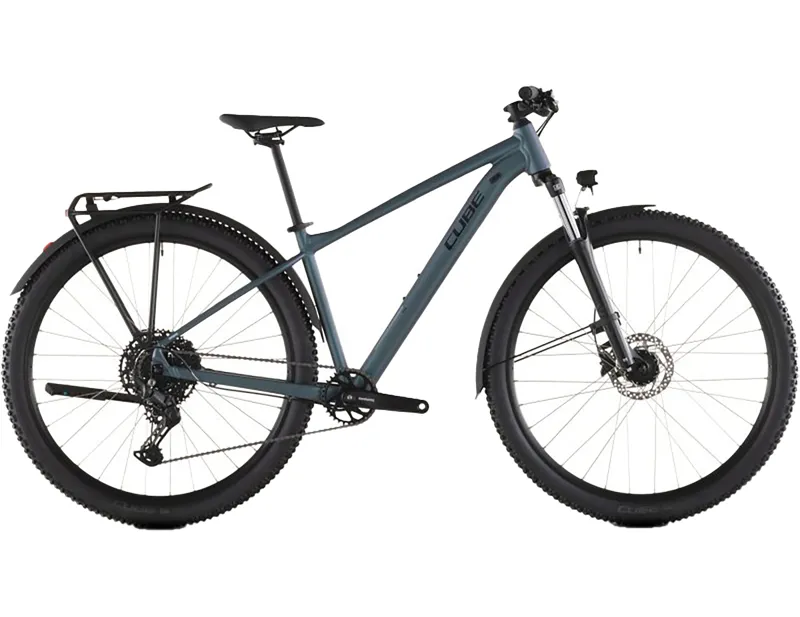Cube Aim Pro FE Hardtail Mountain Bike 2026 in Smaragdgrey/Prism