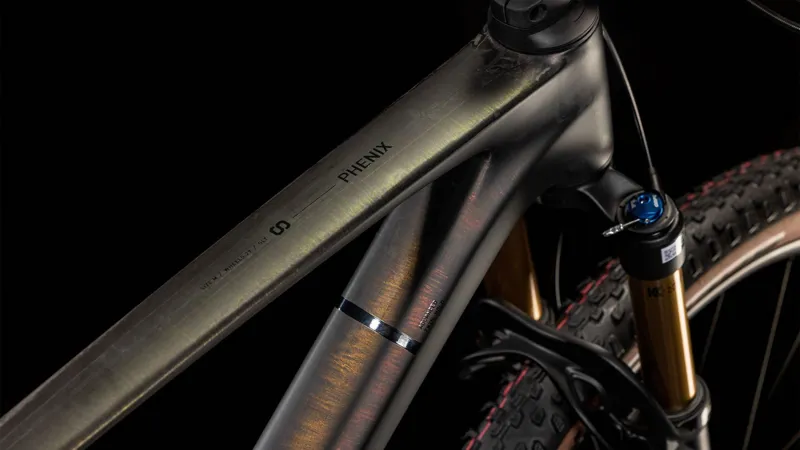 Cube Phenix C:68x SLT Hardtail Mountain Bike 2025 in Liquid Lava / Black-6