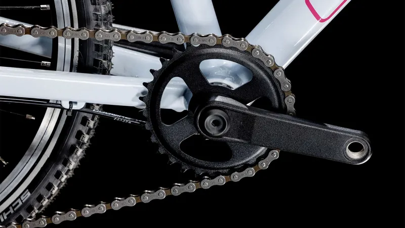 Cube Numove 200 20 Inch Wheel Kids Bike 2025 in Flashwhite/Pink-5