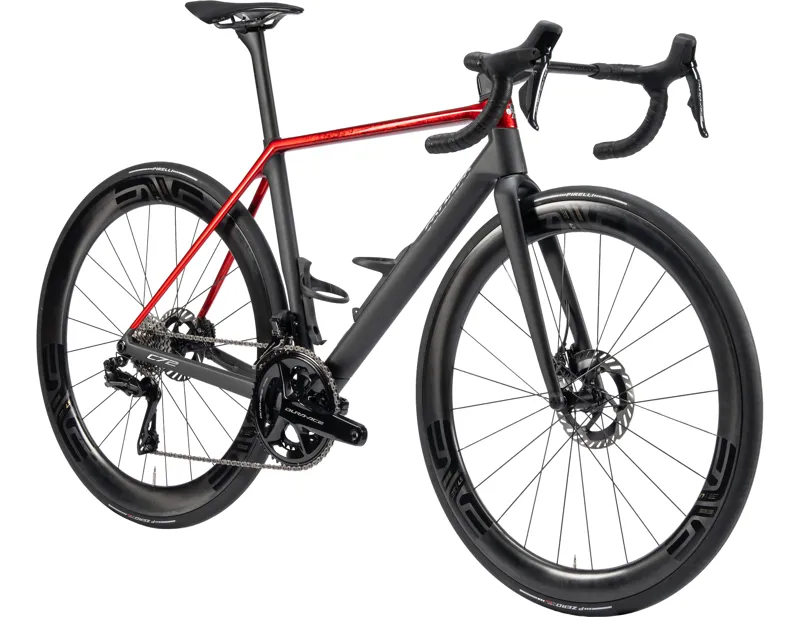 Colnago C72 Disc Carbon Road Race Frame Set 2026 in HFRD Black Red-2