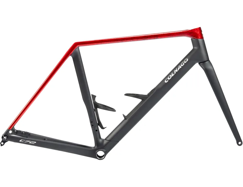 Colnago C72 Disc Carbon Road Race Frame Set 2026 in HFRD Black Red