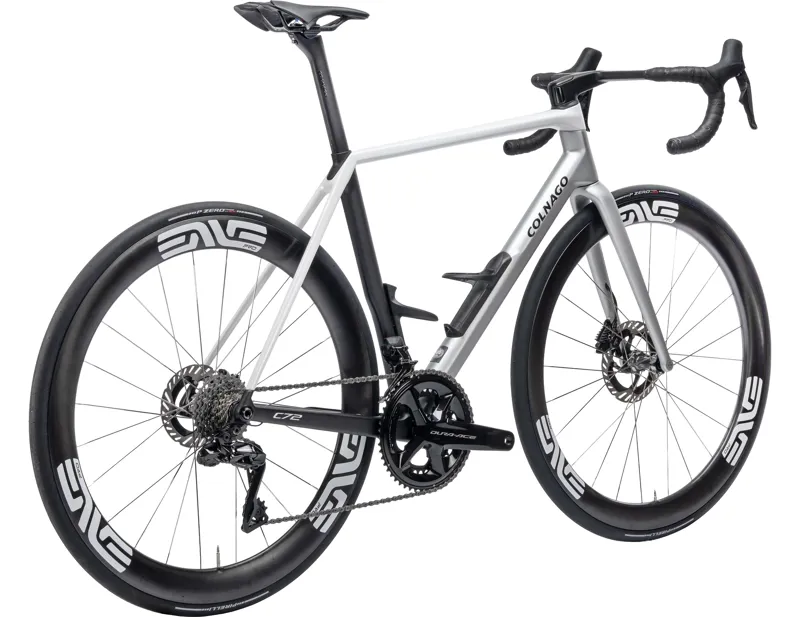 Colnago C72 Disc Carbon Road Race Frame Set 2026 in HFWS Black Silver White-3