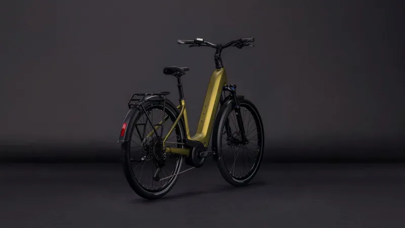 Cube Touring Hybrid Pro 800 EE Electric Hybrid Bike 2026 in Goldenlime/Black-6