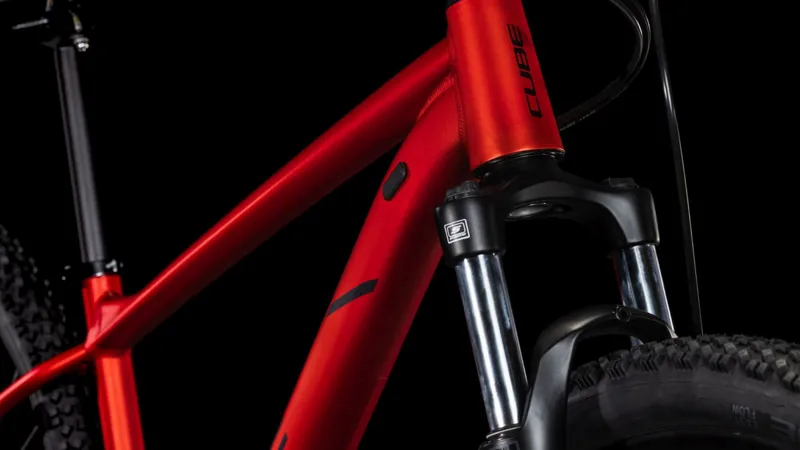 Cube Aim Pro Hardtail Mountain Bike 2025 in Fireorange/Black-5