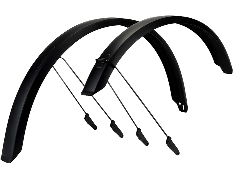 Acid Mudguard Set Nuroad Hybrid 60 28 Inch Bb Mount 2.0 in black 