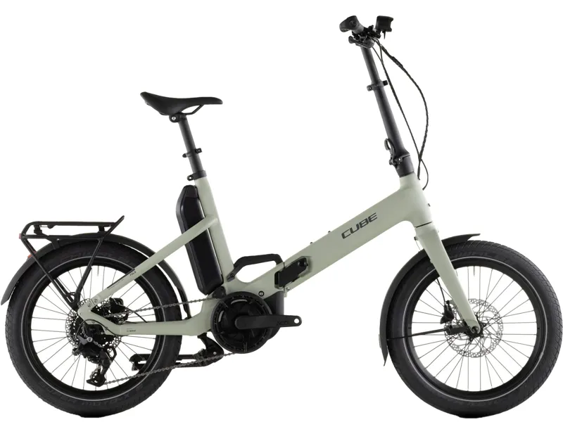 Cube Fold Hybrid 545 Electric Folding bike 2026 in Pea/Reflex