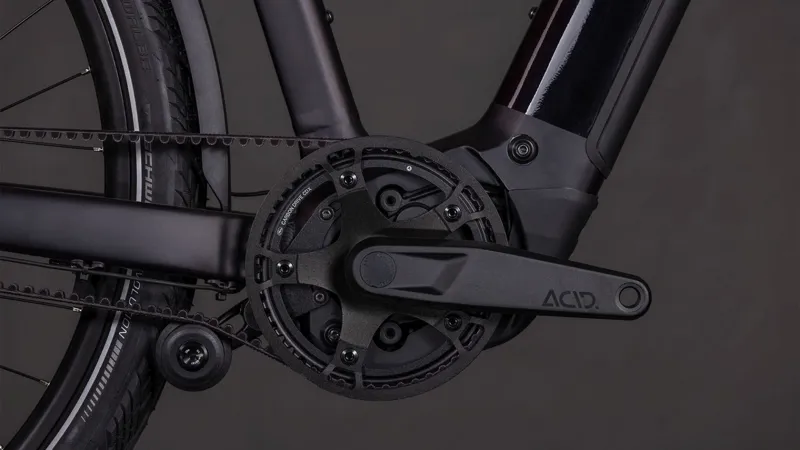 Cube Kathmandu Hybrid Comfort SLX 800 Electric Hybrid Bike 2026 in SolarEclipse/Gold-3