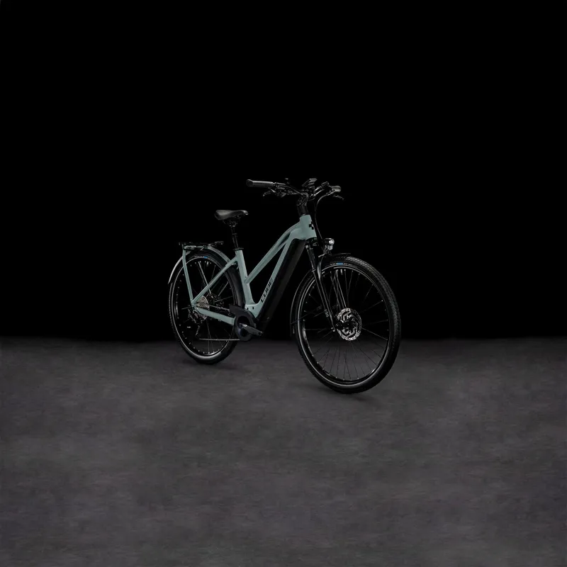 Cube Kathmandu Hybrid One 750 Electric Hybrid Bike 2025 in Swamp Grey Trapeze-6