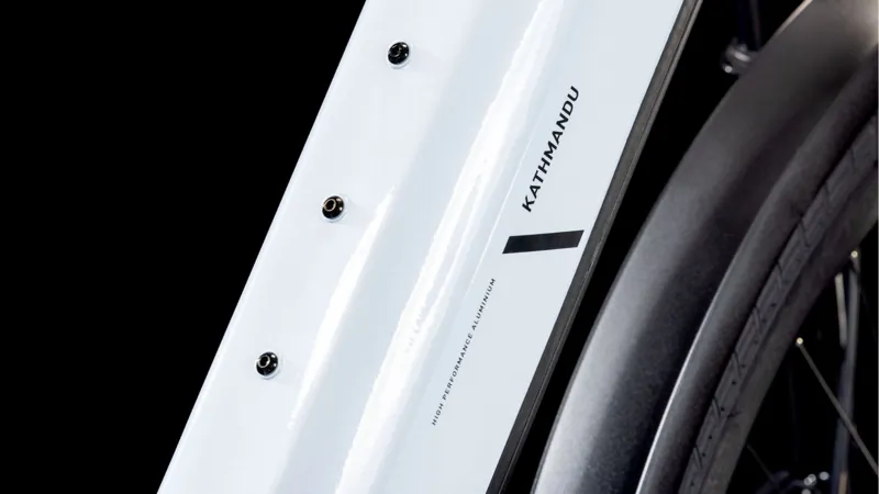 Cube Kathmandu Hybrid One 800 Electric Hybrid Bike 2025 in Polar White/Black-2