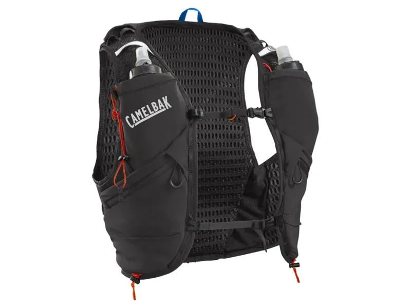 Camelbak Apex Pro Run Vest 12L with 2 17oz Quick Stow Flasks in Black