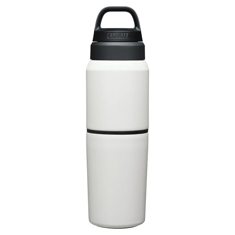 CamelBak MultiBev SST Vacuum Stainless 500ml Bottle with 350ml Cup in White-2