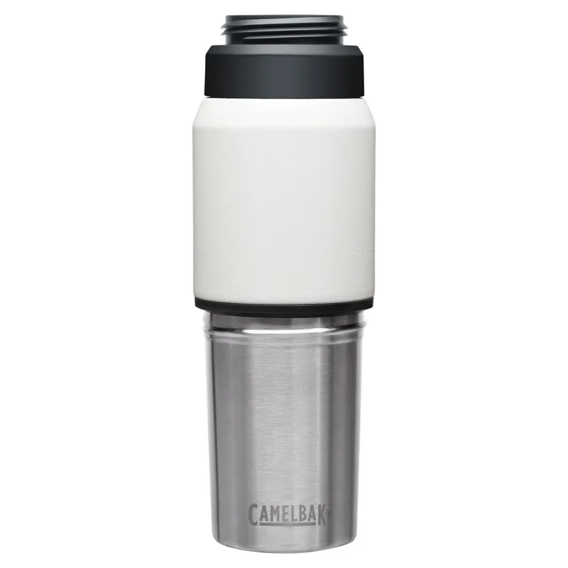 CamelBak MultiBev SST Vacuum Stainless 500ml Bottle with 350ml Cup in White-4