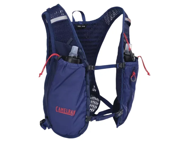 Camelbak Trail Run Vest with Two 17oz/500ml Quick Stow Flasks in Deep Sea-2