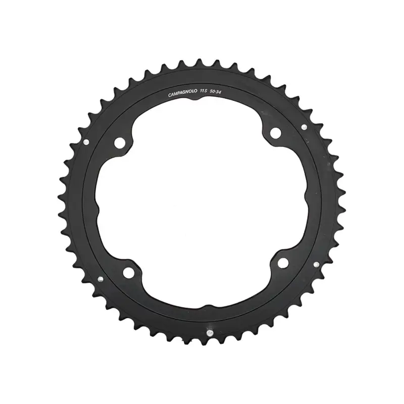 Balfes Bikes Campagnolo Potenza 11 112/145 PCD Chainring 52t in Black | Free postage over £30, £10 off first order, price match & 0% finance.