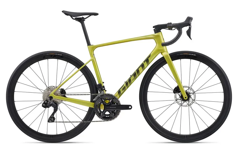 Giant Defy Advanced 1 Road Bike 2026 in Cyber Lime