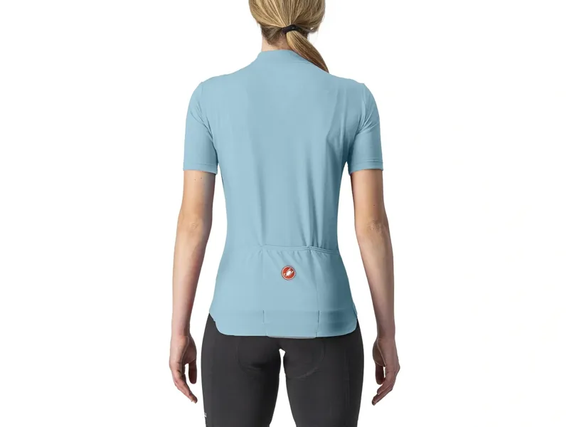 Castelli Anima 3 Women's Road Short Sleeve Jersey in Acqua/Aruba Blue-1