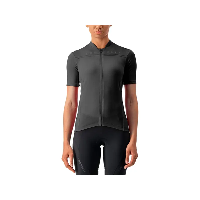 Balfes Bikes Castelli Anima 4 Women's Short Sleeve Jersey in Black | Free postage over £30, £10 off first order, price match & 0% finance.