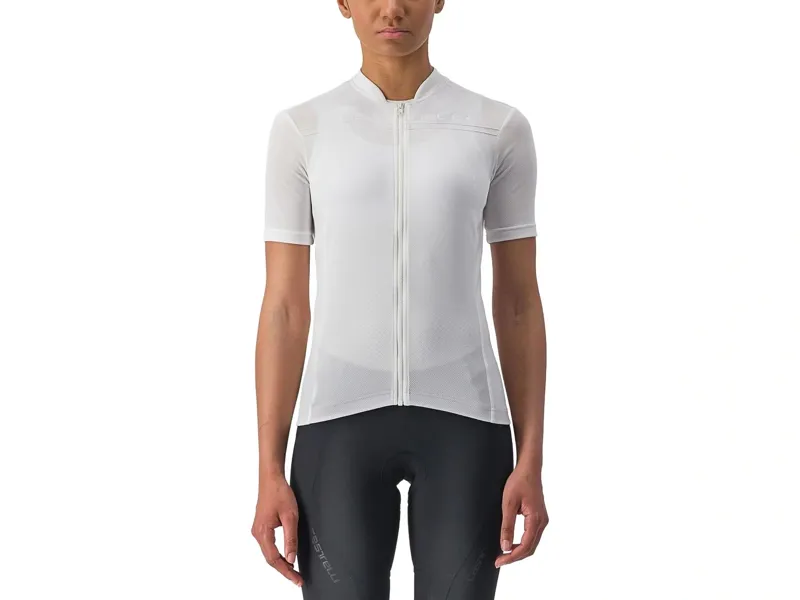 Castelli Anima 4 Women's Short Sleeve Jersey in Ivory