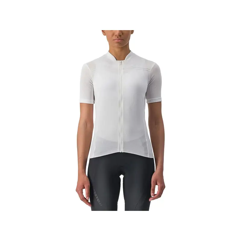 Balfes Bikes Castelli Anima 4 Women's Short Sleeve Jersey in Ivory | Free postage over £30, £10 off first order, price match & 0% finance.