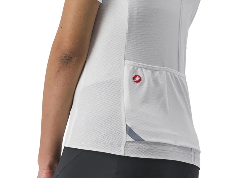 Castelli Anima 4 Women's Short Sleeve Jersey in Ivory-2