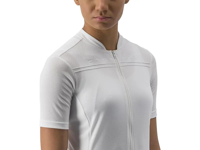 Castelli Anima 4 Women's Short Sleeve Jersey in Ivory-4