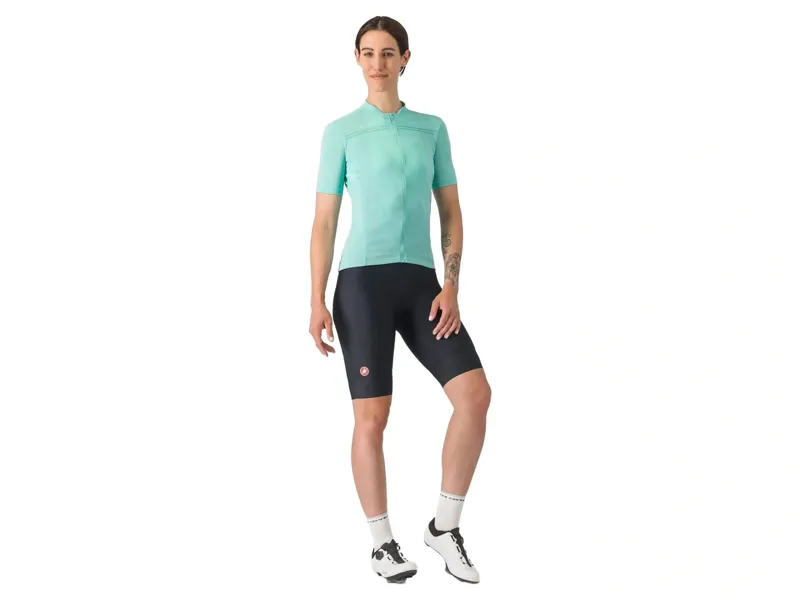 Castelli Anima 4 Women's Short Sleeve Jersey in Pool Blue-5