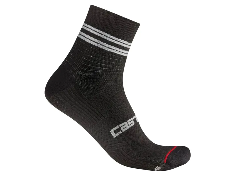 Balfes Bikes Castelli Anima Women's 7 Socks in Black | Free postage over £30, £10 off first order, price match & 0% finance.