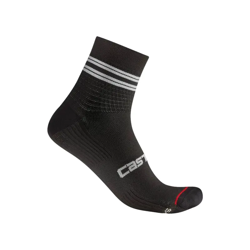 Balfes Bikes Castelli Anima Women's 7 Socks in Black | Free postage over £30, £10 off first order, price match & 0% finance.