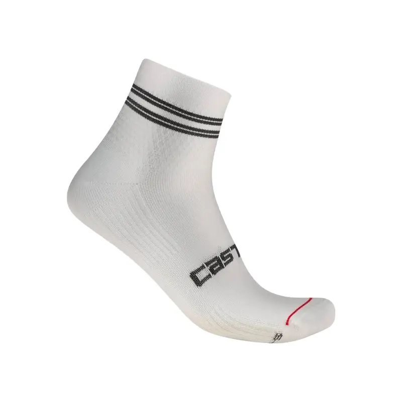 Balfes Bikes Castelli Anima Women's 7 Socks in White | Free postage over £30, £10 off first order, price match & 0% finance.