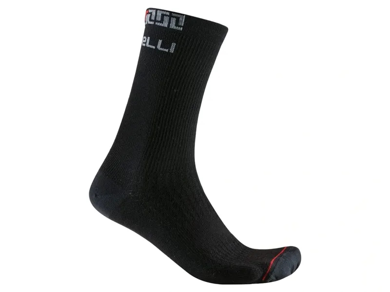 Balfes Bikes Castelli Bandito Merino 18 Socks in Black | Free postage over £30, £10 off first order, price match & 0% finance.