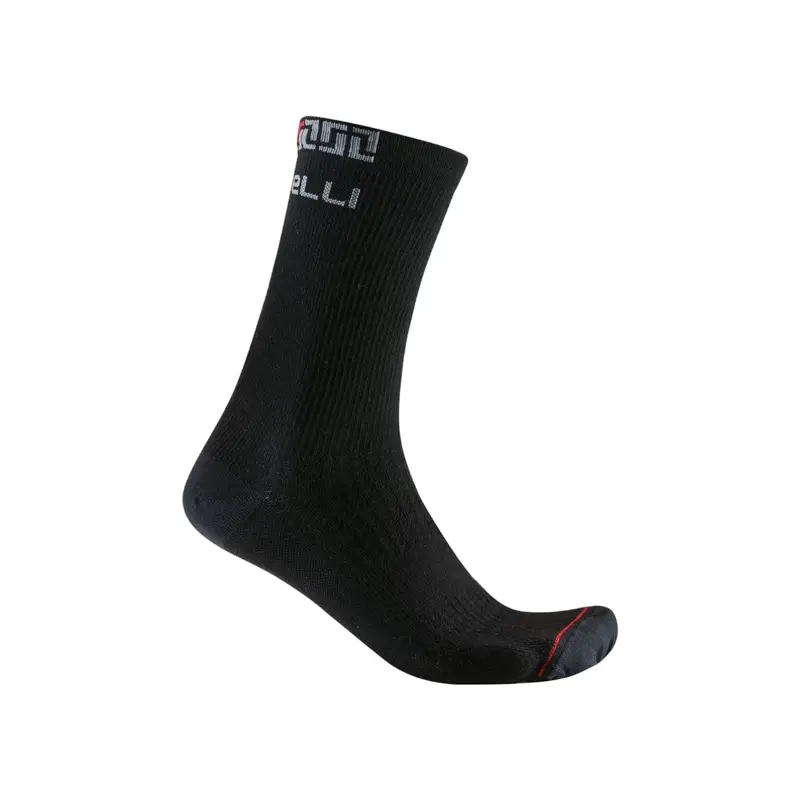 Balfes Bikes Castelli Bandito Merino 18 Socks in Black | Free postage over £30, £10 off first order, price match & 0% finance.