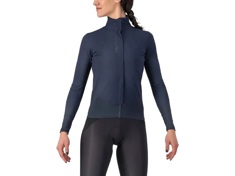 Balfes Bikes Castelli Beta RoS Women's Jacket in Savile Blue | Free postage over £30, £10 off first order, price match & 0% finance.