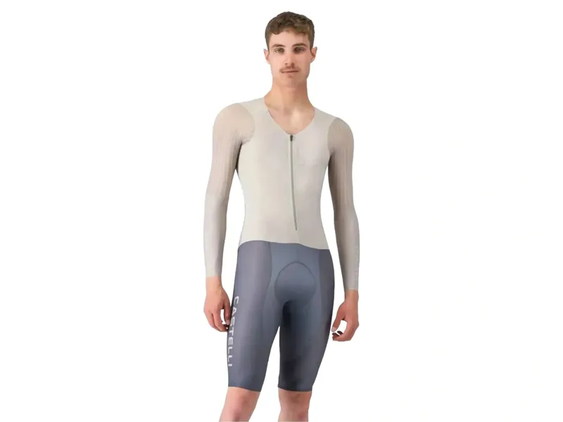 Castelli Body Paint V TT Speedsuit in Silver Moon/Clay/Smoky Grey