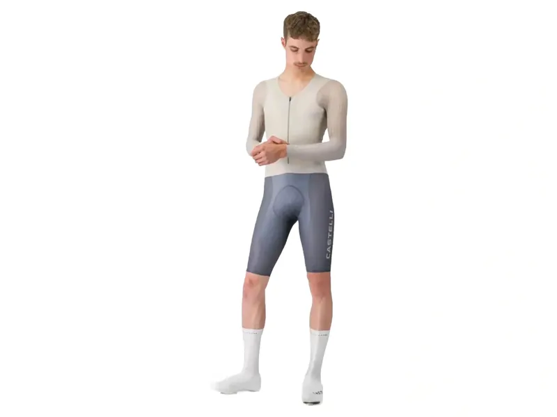 Castelli Body Paint V TT Speedsuit in Silver Moon/Clay/Smoky Grey-2