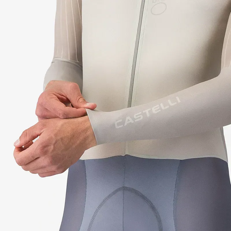 Castelli Body Paint V TT Speedsuit in Silver Moon/Clay/Smoky Grey-5