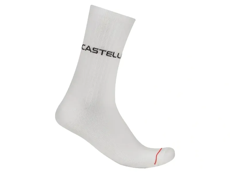 Castelli Casual Sock in White
