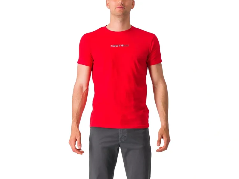 Balfes Bikes Castelli Classico T-Shirt in Red | Free postage over £30, £10 off first order, price match & 0% finance.