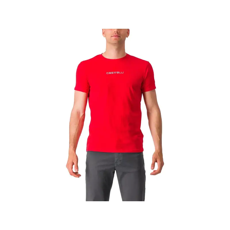Balfes Bikes Castelli Classico T-Shirt in Red | Free postage over £30, £10 off first order, price match & 0% finance.