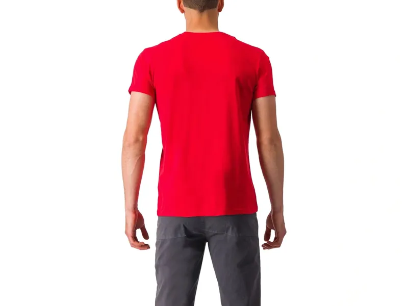 Castelli Classico T-Shirt in Red-1