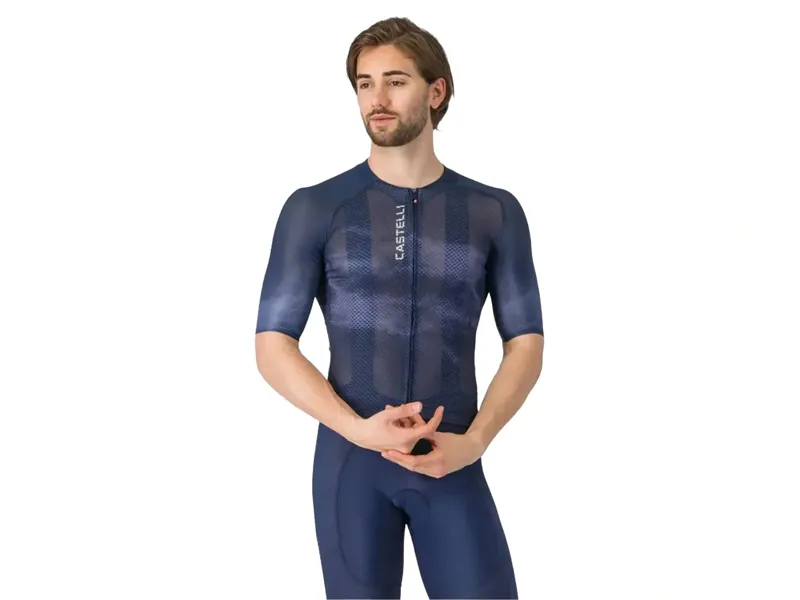 Castelli Climber's A/C Jersey in Belgian Blue/Winter Sky-1